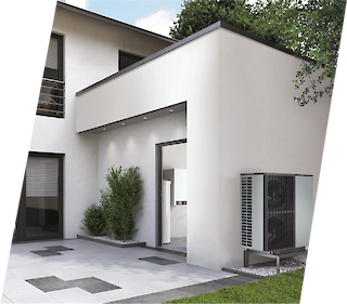 Wärmepumpe mit Luft, Wasser, Sole